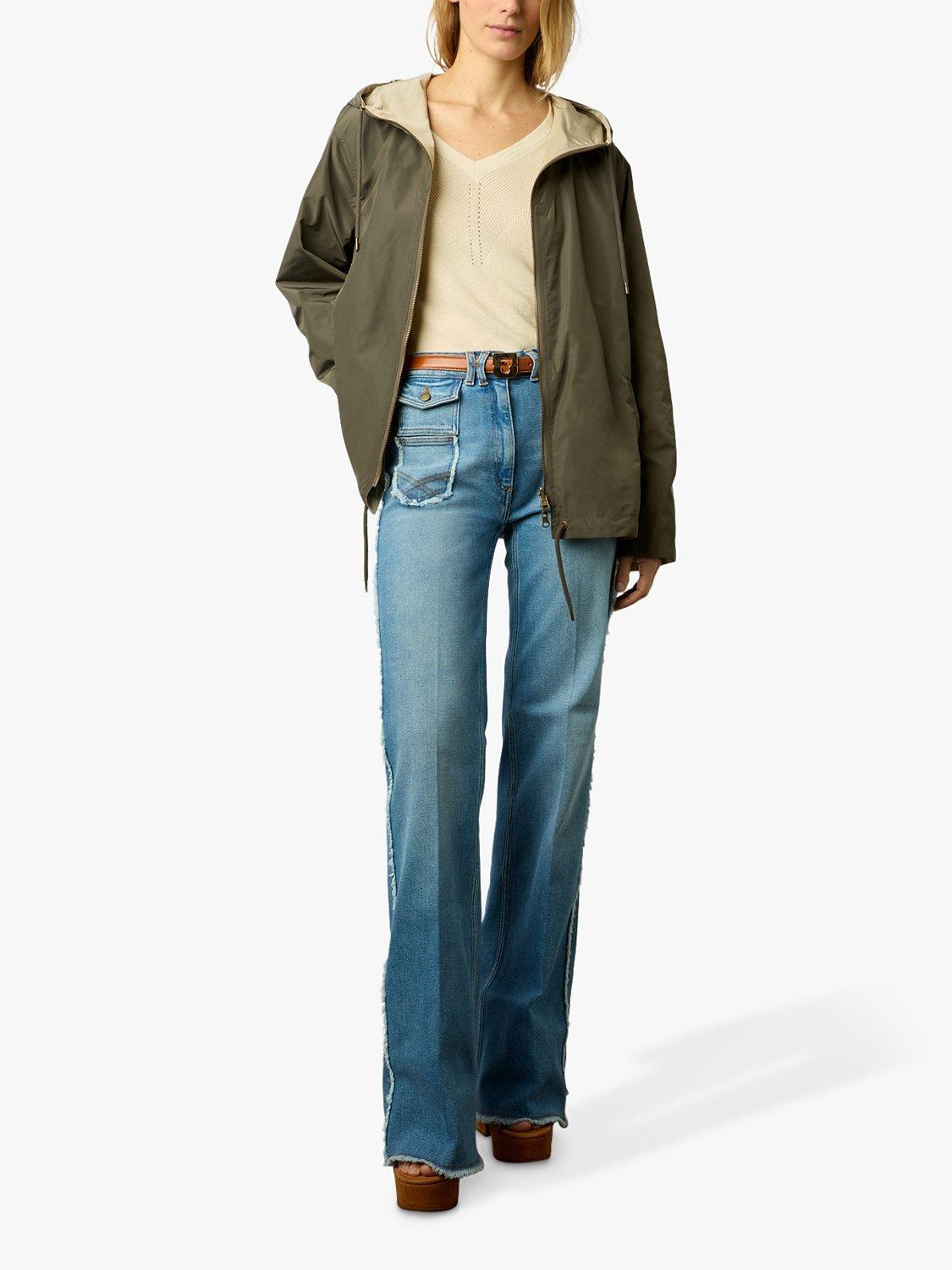 Gerard Darel Sarra Hooded Jacket, Green