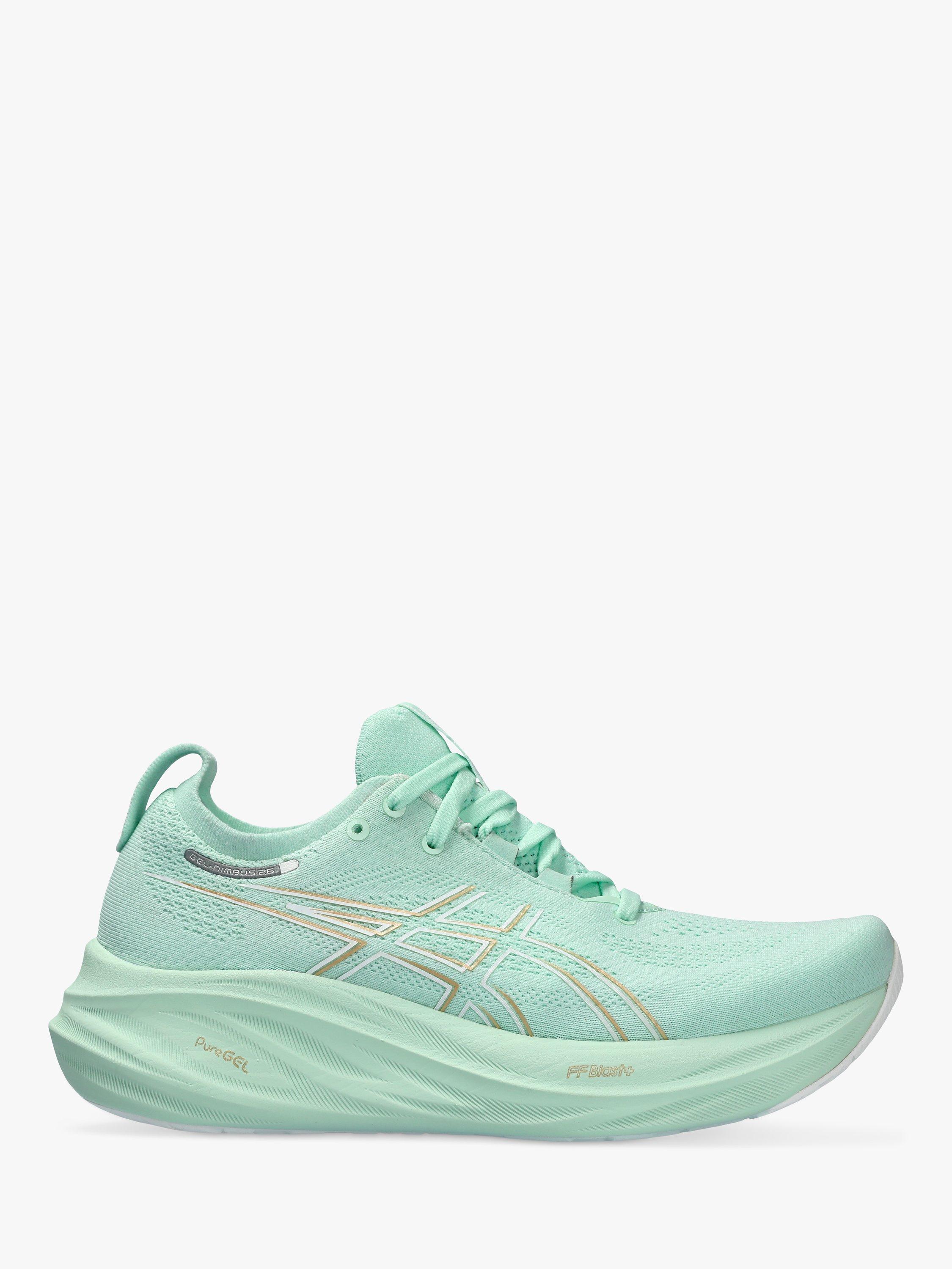 ASICS GEL-NIMBUS 26 Women's Running Shoes, Mint Tint/Pale Mint