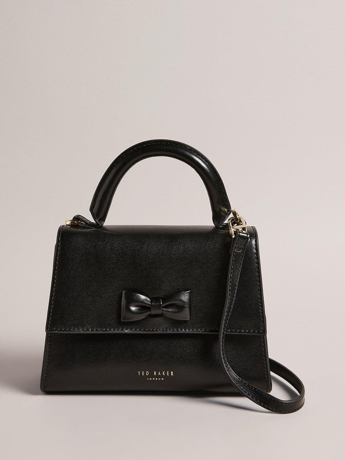 Ted Baker Baelli Bow Detail Mini Top Handle Bag, Black