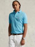 Polo Ralph Lauren Short Sleeve Custom Slim Fit Polo Shirt, Turquoise Nova