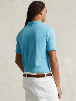 Polo Ralph Lauren Short Sleeve Custom Slim Fit Polo Shirt - view 2, Turquoise Nova