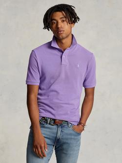 Polo Ralph Lauren Short Sleeve Custom Slim Fit Polo Shirt, Cactus Purple