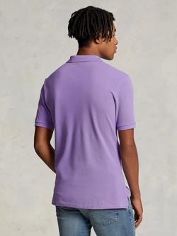 Polo Ralph Lauren Short Sleeve Custom Slim Fit Polo Shirt - view 2, Cactus Purple