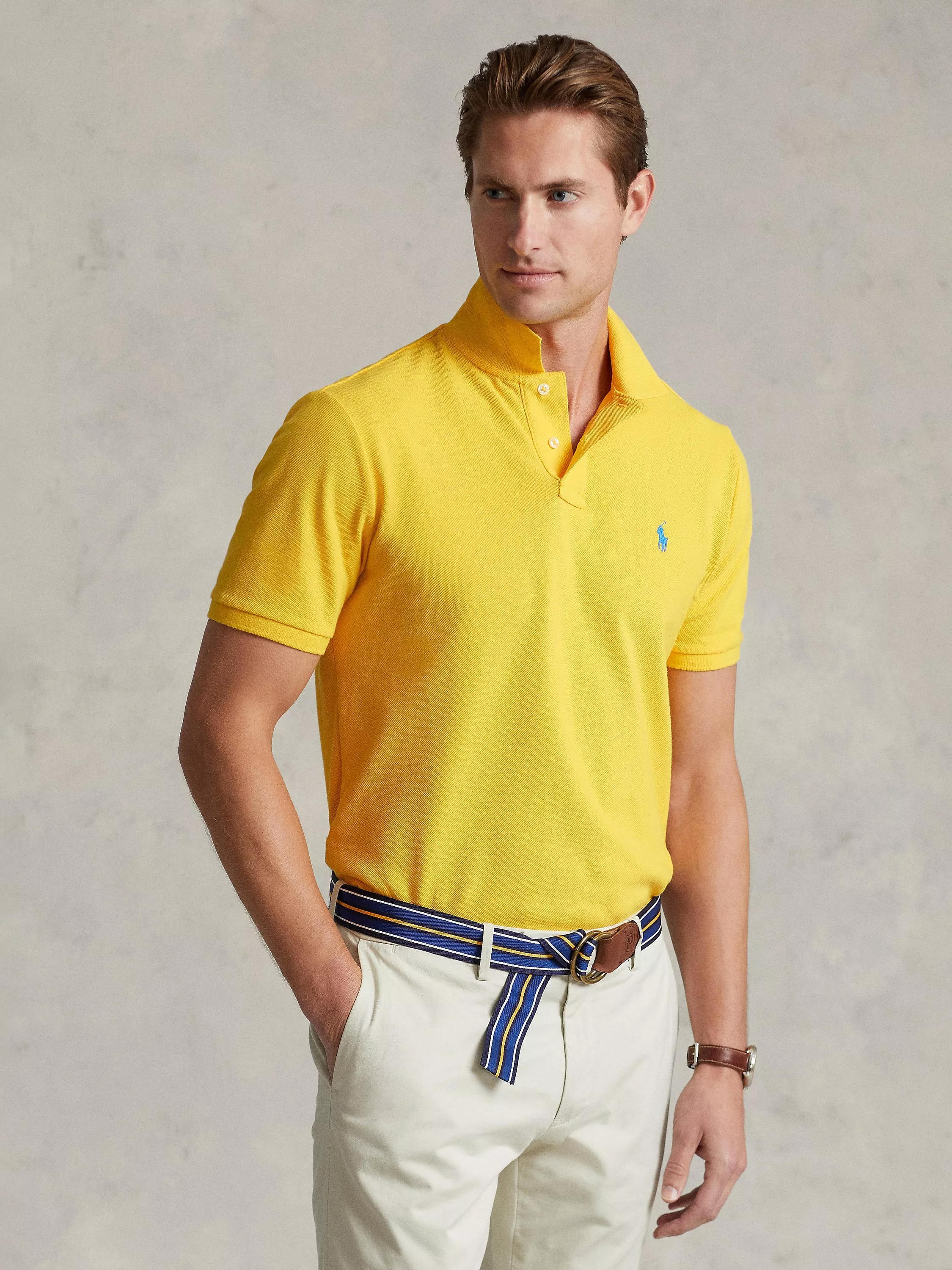 Men s Yellow Polo Rugby Shirts John Lewis Partners