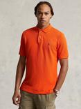 Polo Ralph Lauren Short Sleeve Custom Slim Fit Polo Shirt, Sailing Orange