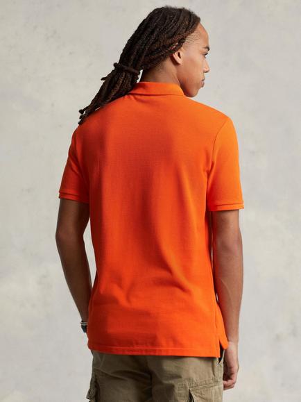 Polo Ralph Lauren Short Sleeve Custom Slim Fit Polo Shirt - view 2, Sailing Orange