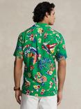 Ralph Lauren Lightweight Camp Tropical Shirt, Green/Multi