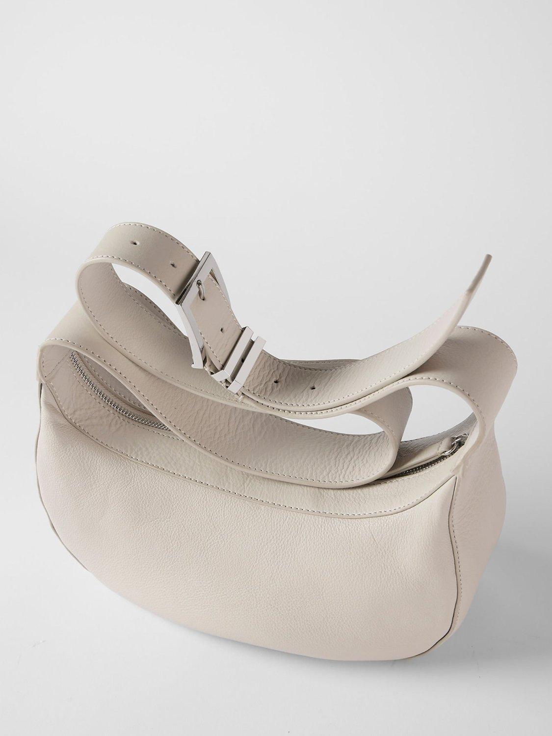 Product image 3 of 7, which shows Mint Velvet Leather Cross Body Bag, Natural Natural, One Size