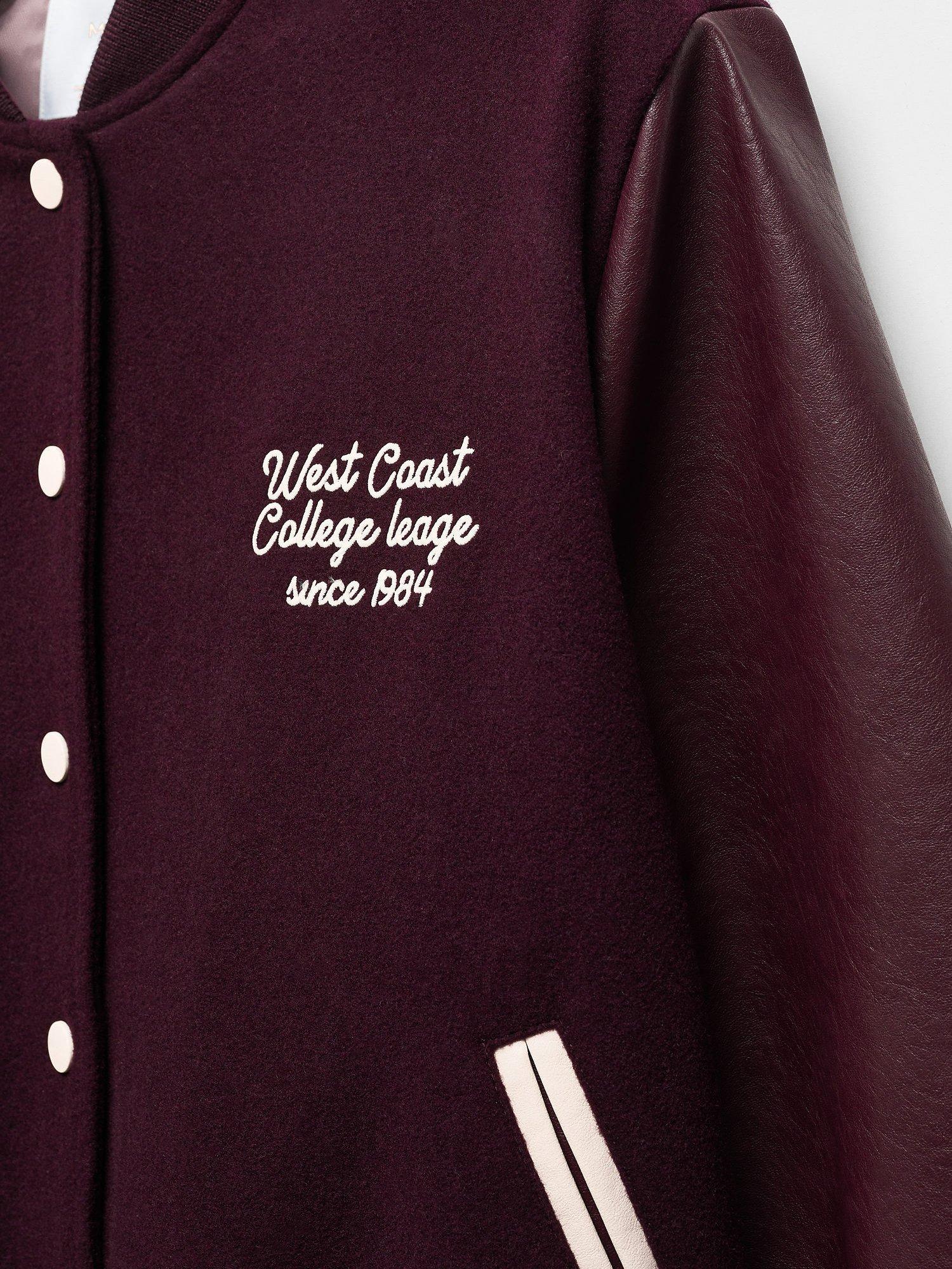 Varsity jacket mango hotsell