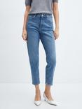 Mango New Mom Cropped Jeans