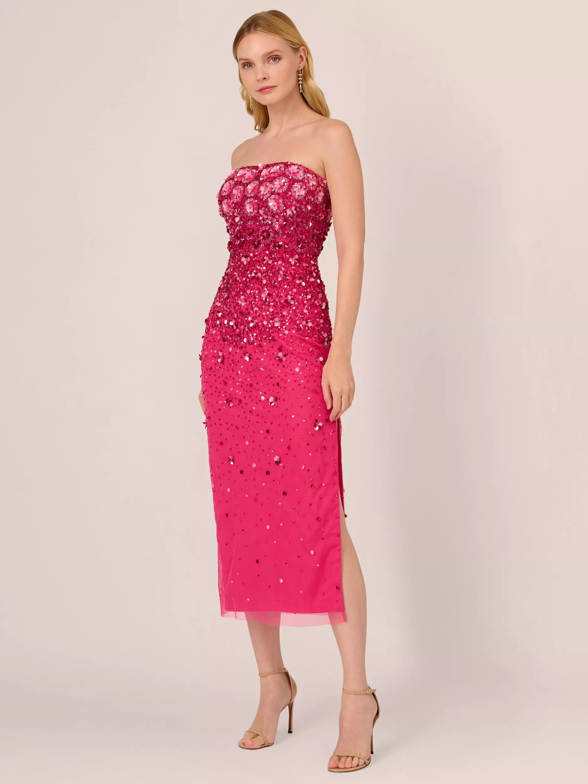 Adrianna papell beaded cocktail dress sale