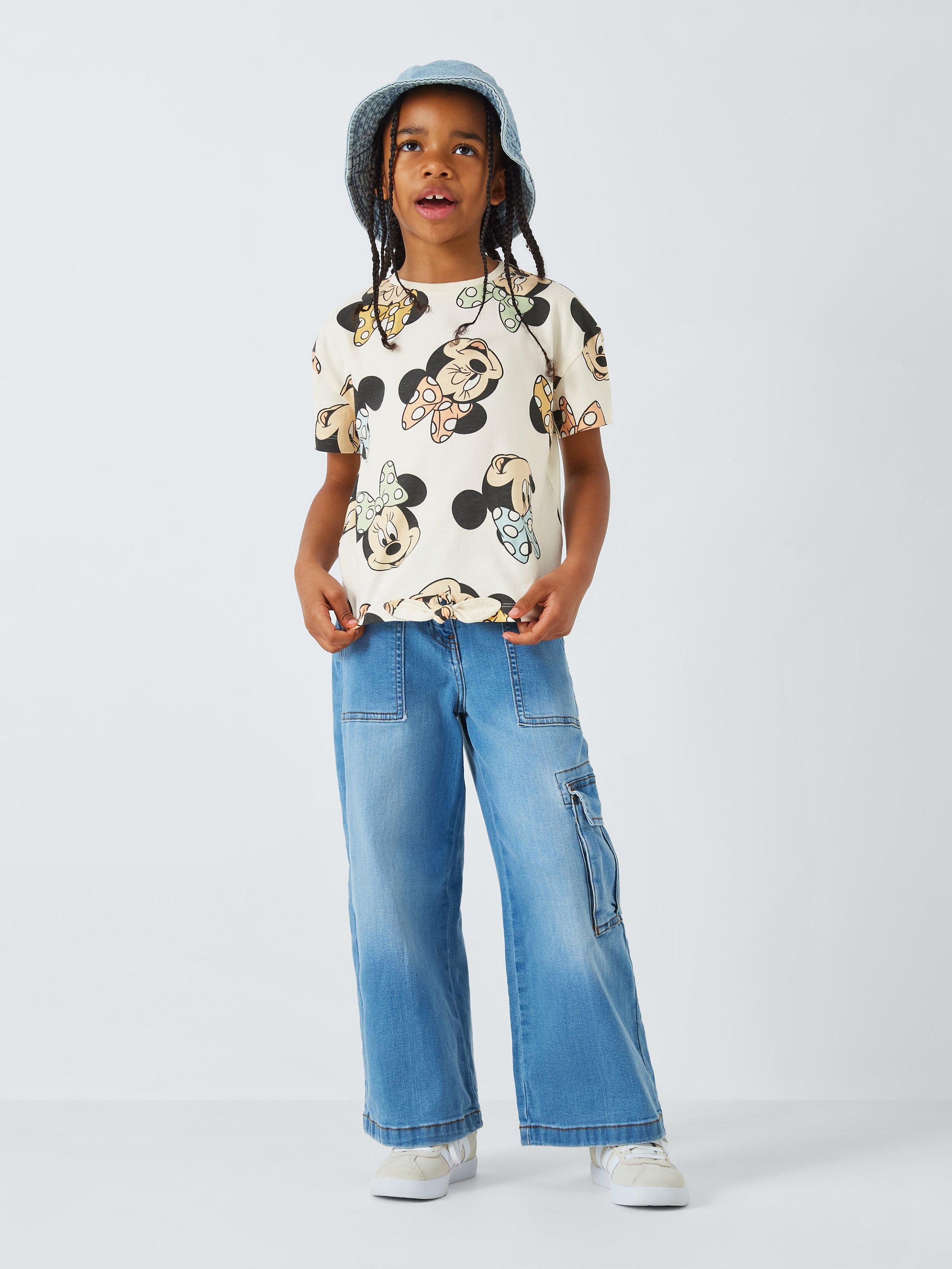 Product image 2 of 7, which shows Brand Threads Kids' Disney Minnie Mouse T-Shirt, Pink, 4-5 years