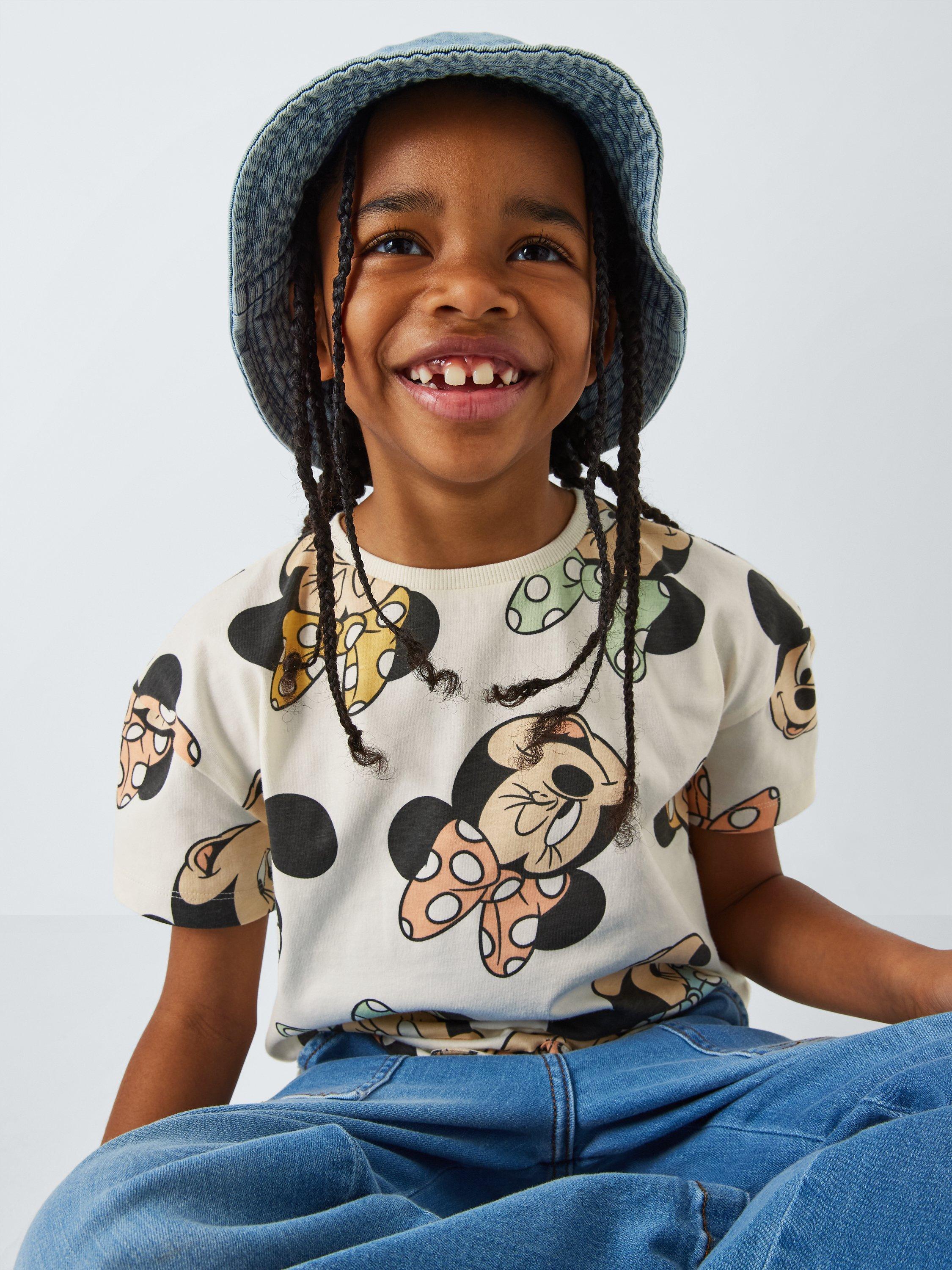 Product image 5 of 7, which shows Brand Threads Kids' Disney Minnie Mouse T-Shirt, Pink, 4-5 years