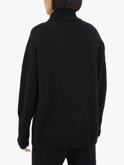 Chinti & Parker Cashmere Roll-Neck Jumper - view 2, Black