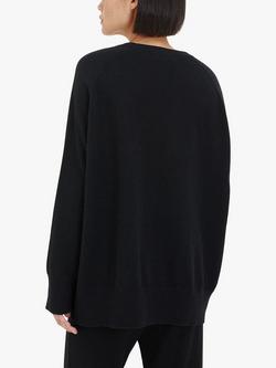 Chinti & Parker Cashmere Slouchy Jumper - view 2, Black