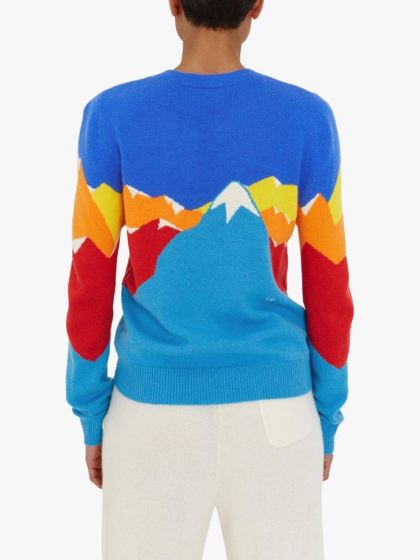 Product image 2 of 4, which shows Chinti & Parker Ski Landscape Wool & Cashmere Blend Jumper, Multi, XXL