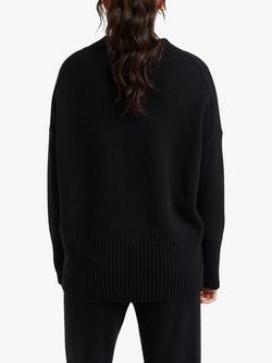Chinti & Parker Cashmere Comfort Jumper - view 2, Black