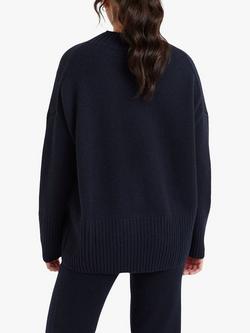 Chinti & Parker Cashmere Comfort Jumper - view 2, Navy