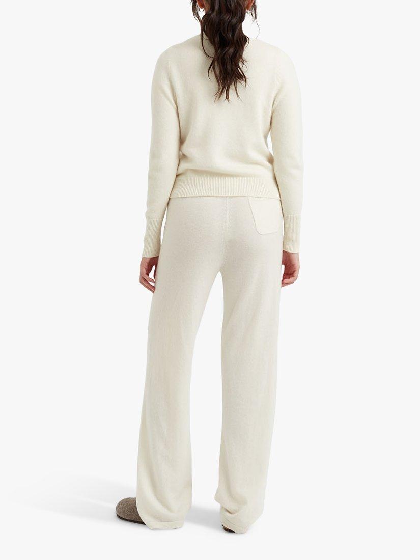 Product image 5 of 5, which shows Chinti & Parker Cashmere Cropped Jumper, Cream, XS