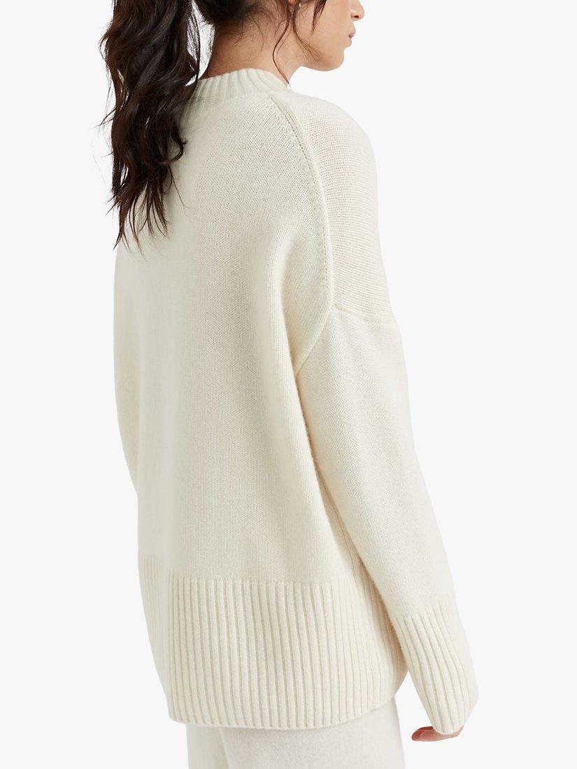 Product image 4 of 5, which shows Chinti & Parker Cashmere Comfort Jumper, Cream, XS