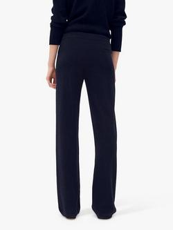 Chinti & Parker Cashmere Wide-Leg Trousers - view 2, Navy