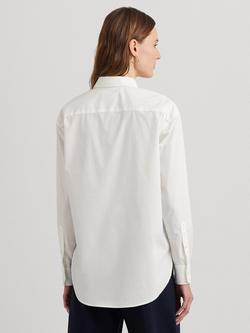 Lauren Ralph Lauren Kotto Embroidered Logo Shirt, White - view 2, White