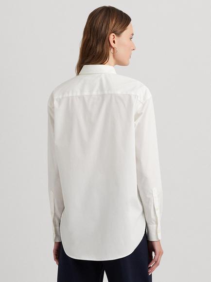 Lauren Ralph Lauren Kotto Embroidered Logo Shirt, White - view 2, White