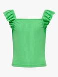 Kids ONLY Kids' Frill Strap Ribbed Top, Spring Bouquet