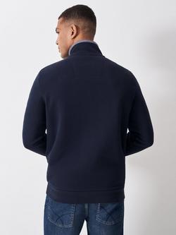 Crew Clothing Half Zip Sweatshirt - view 2, Navy