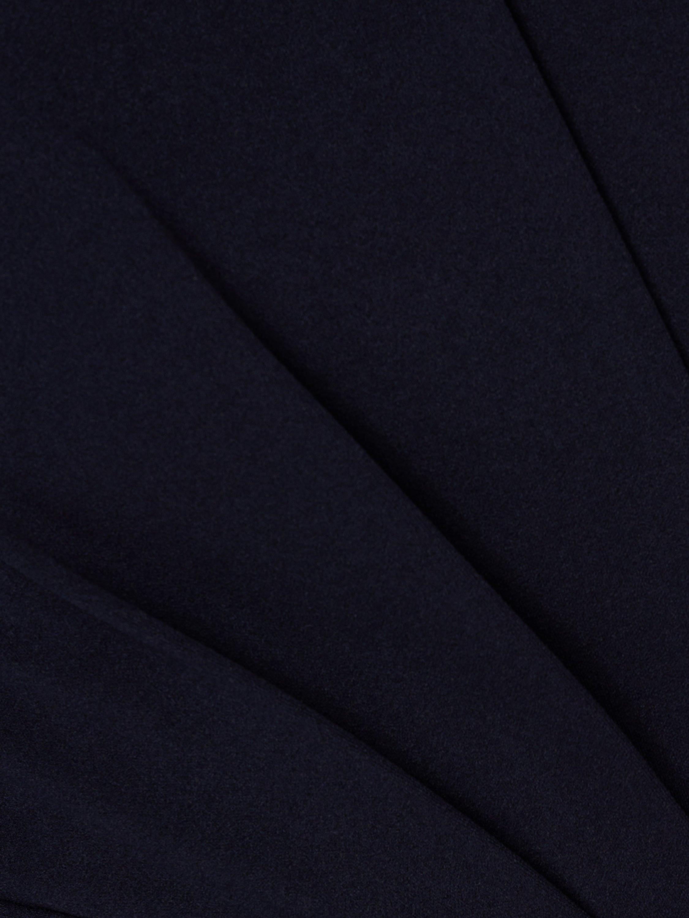 Product image 6 of 6, which shows Adrianna Papell Knit Crepe Jumpsuit, Midnight, 20