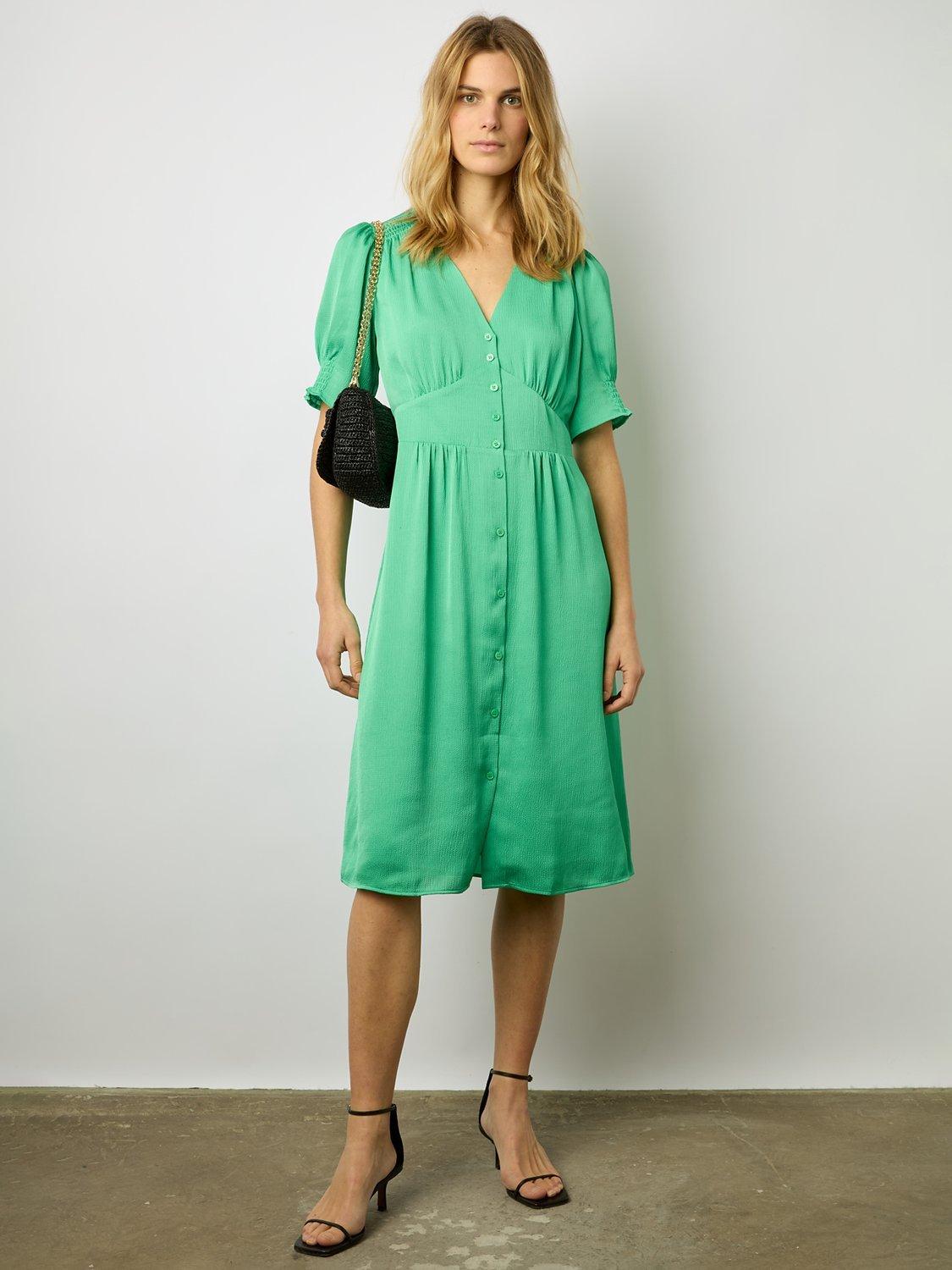 Gerard Darel Elonie Knee Length Dress Emerald