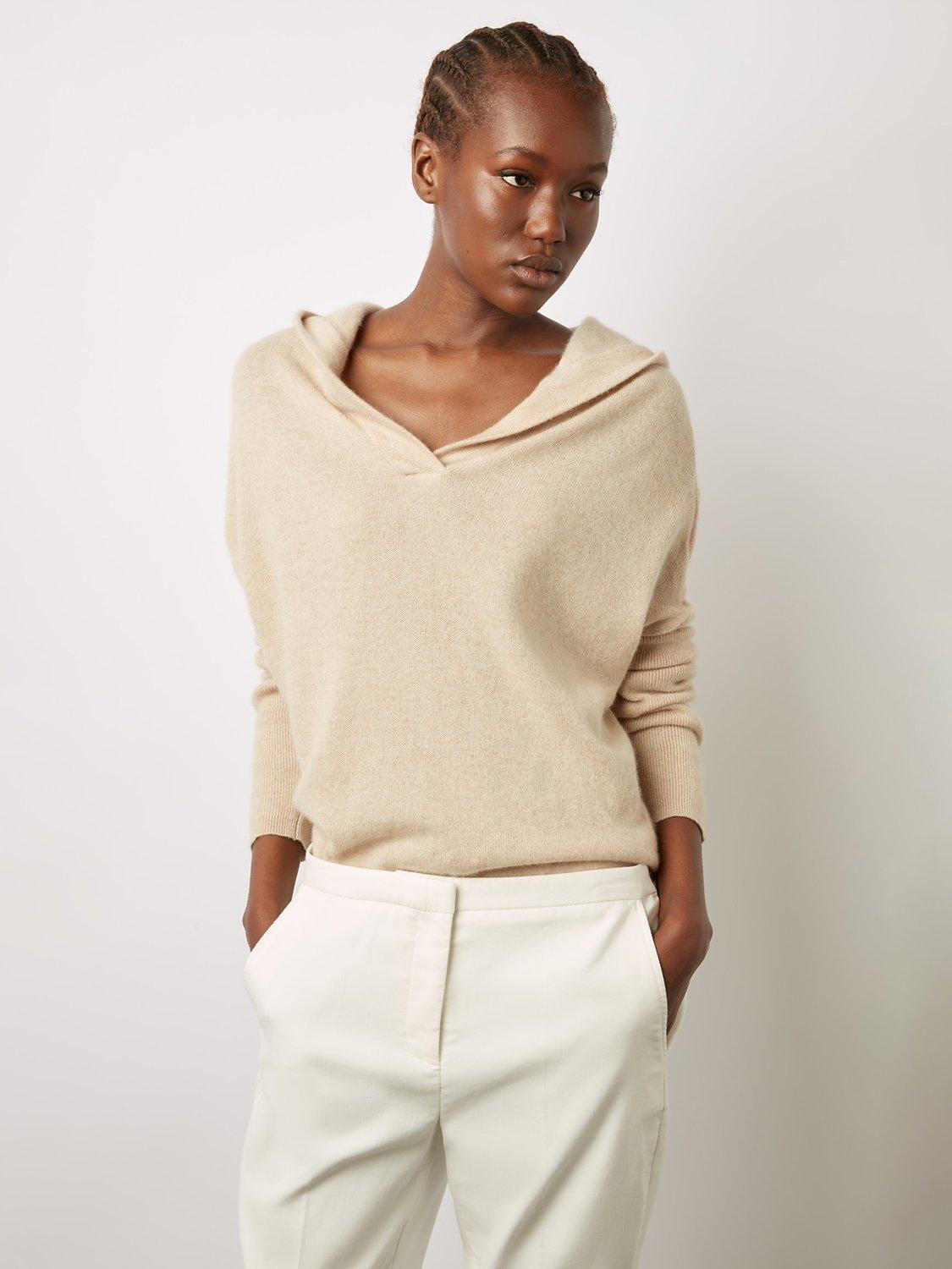 Gerard Darel Causette Slim Leg Trousers, Ecru