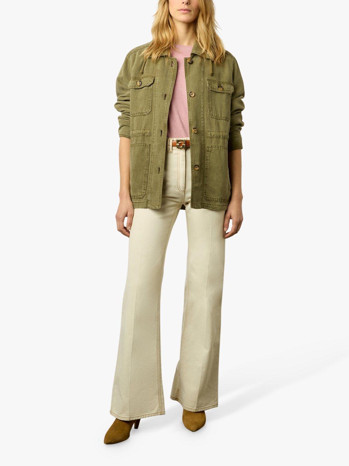 Gerard Darel Beline Jacket, Khaki Green