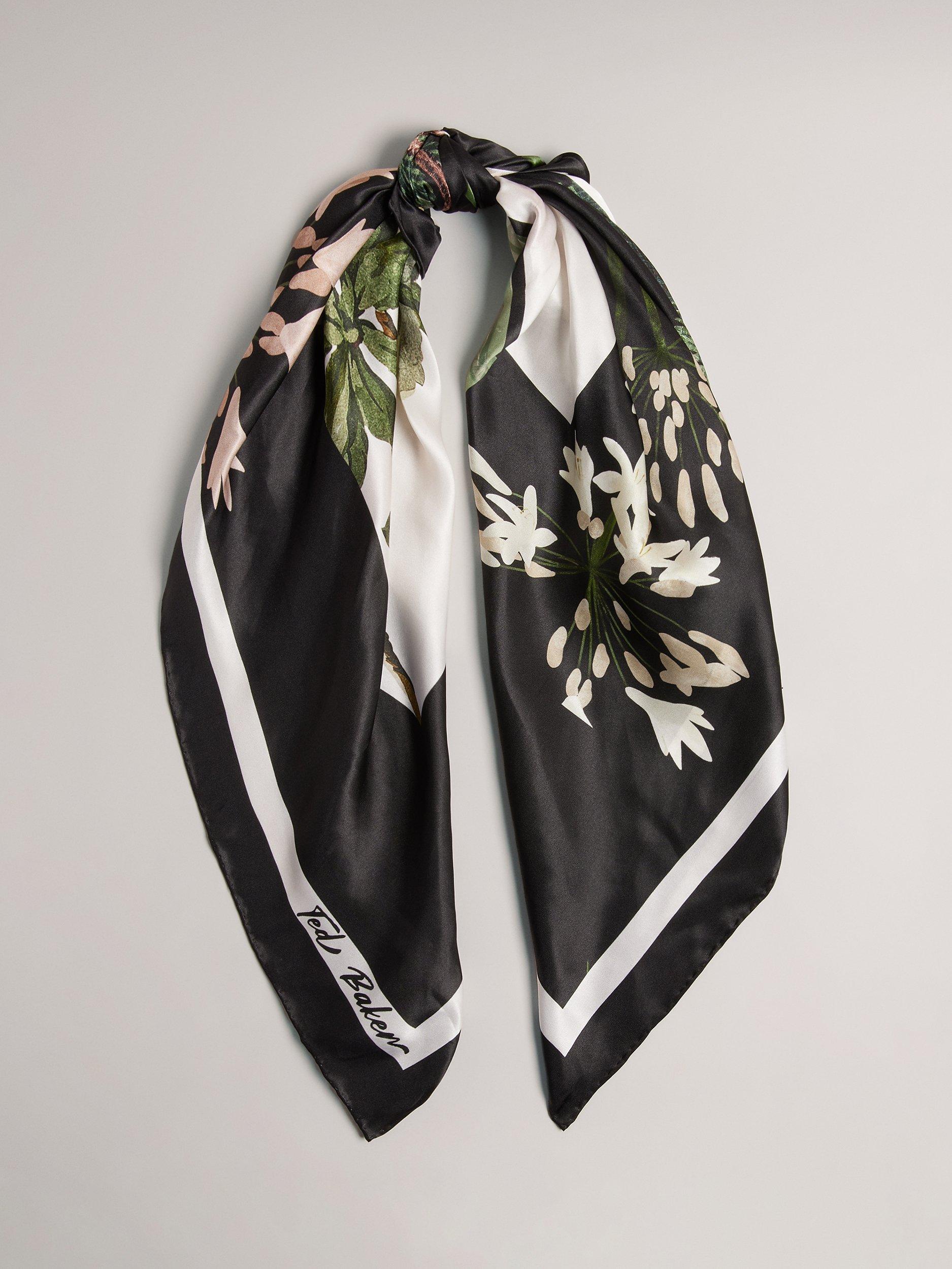 Ted Baker Janasi Silk Scarf, Black