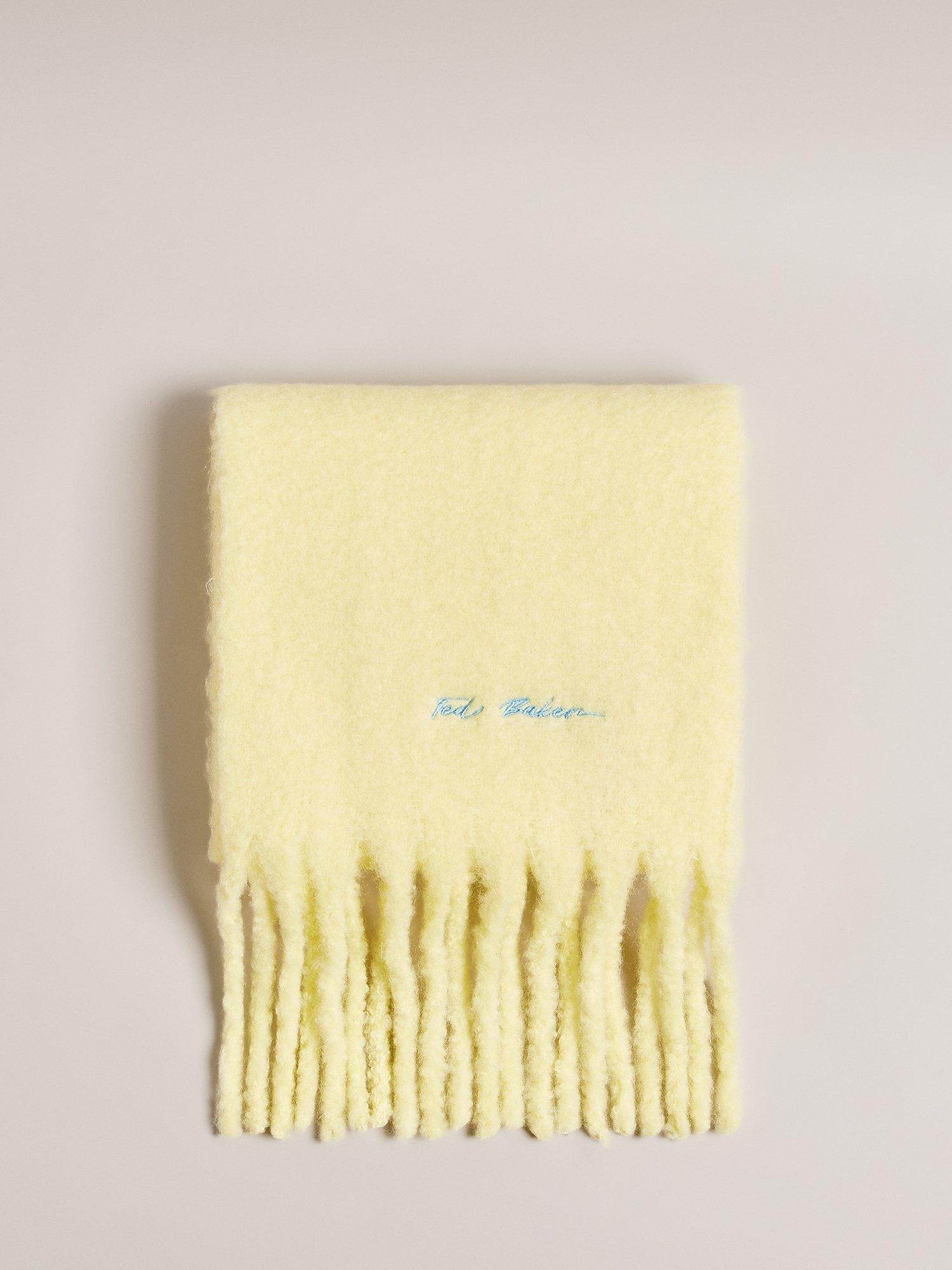 Ted Baker Shelmas Skinny Scarf, Mid Yellow, One Size