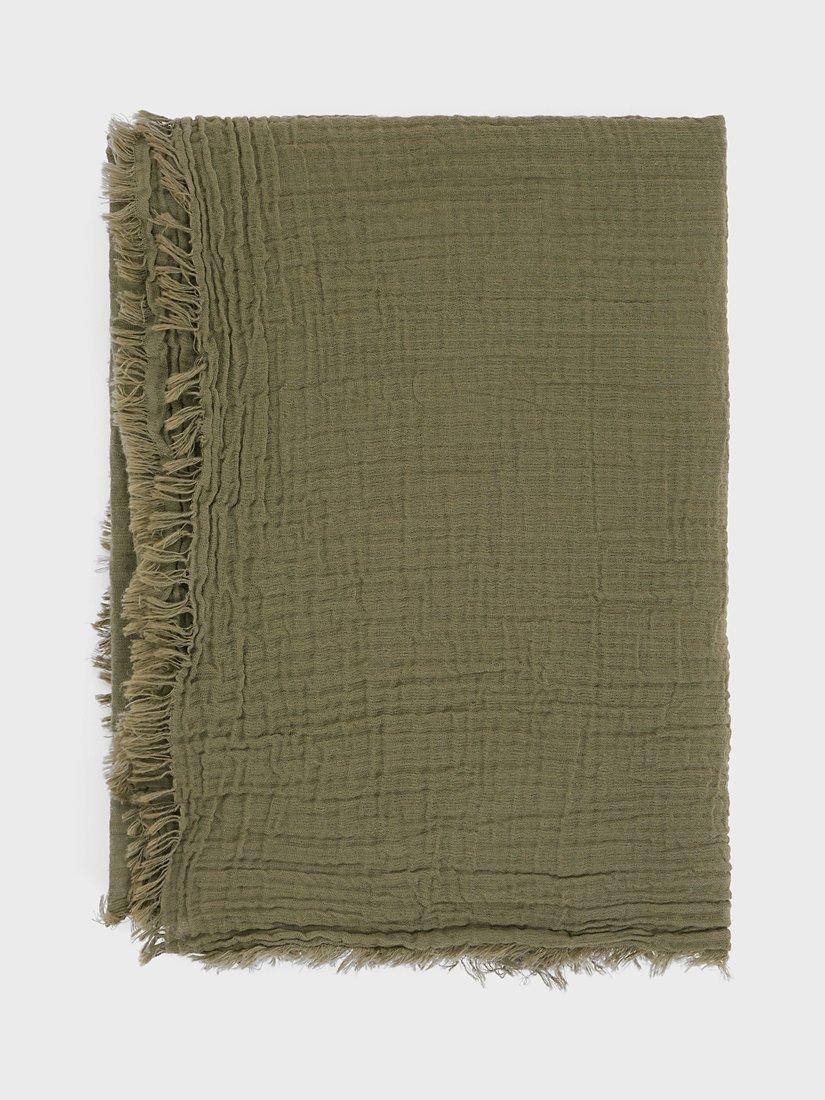 Gerard Darel Philae Cotton Scarf, Khaki, One Size