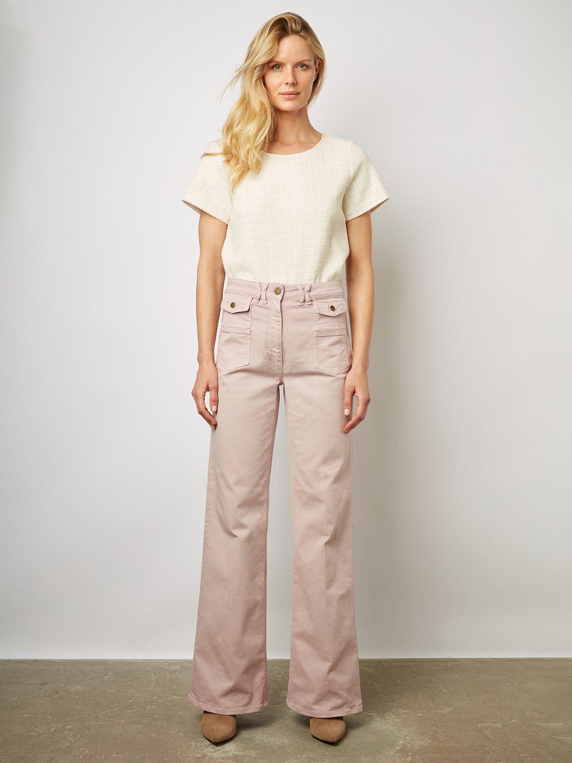 Gerard Darel Anna Bootcut Jeans, Rose