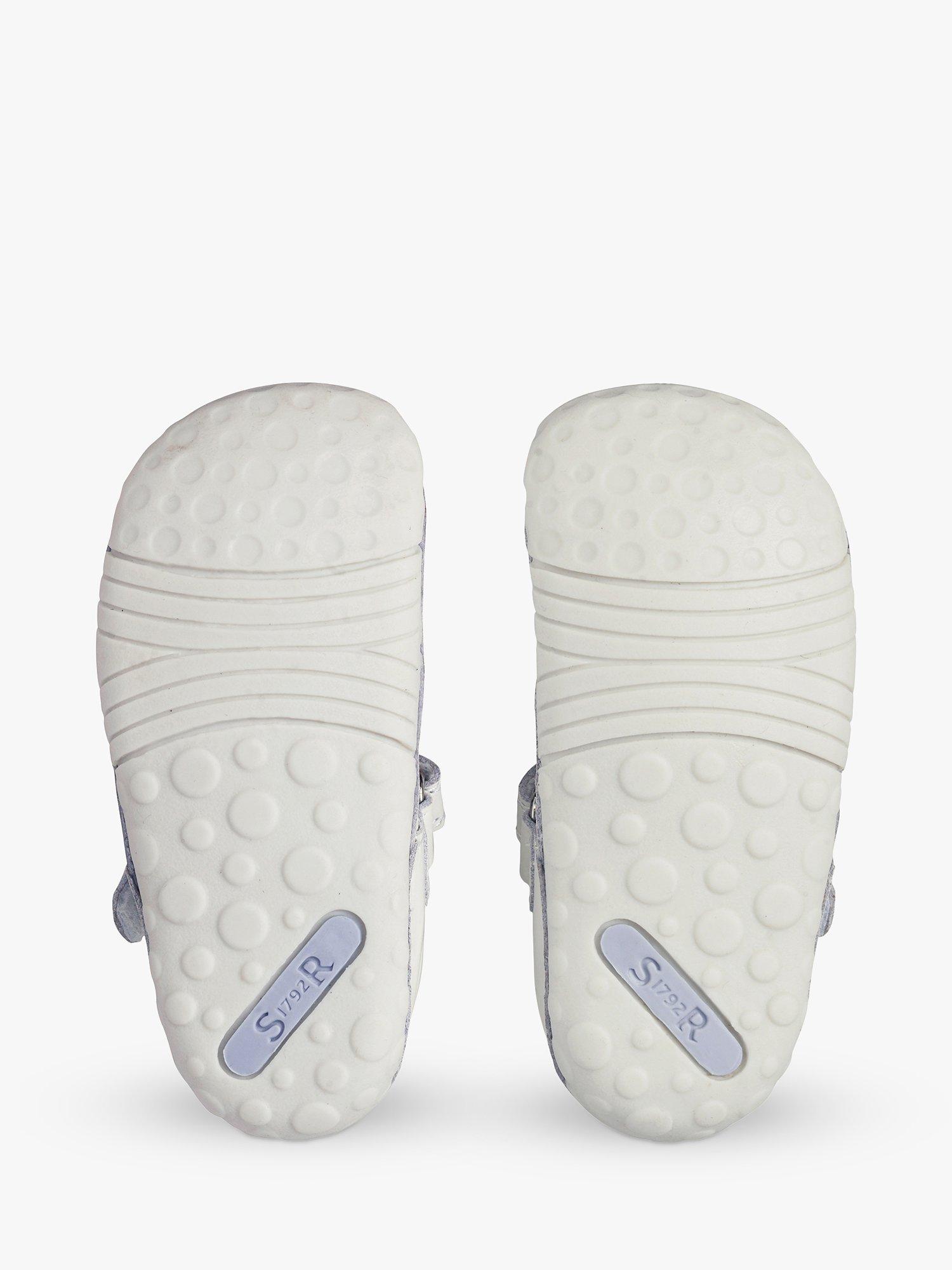 Product image 3 of 5, which shows Start-Rite Baby Wiggle Patent Pre-Walker Shoes, White, 2.5F Jnr
