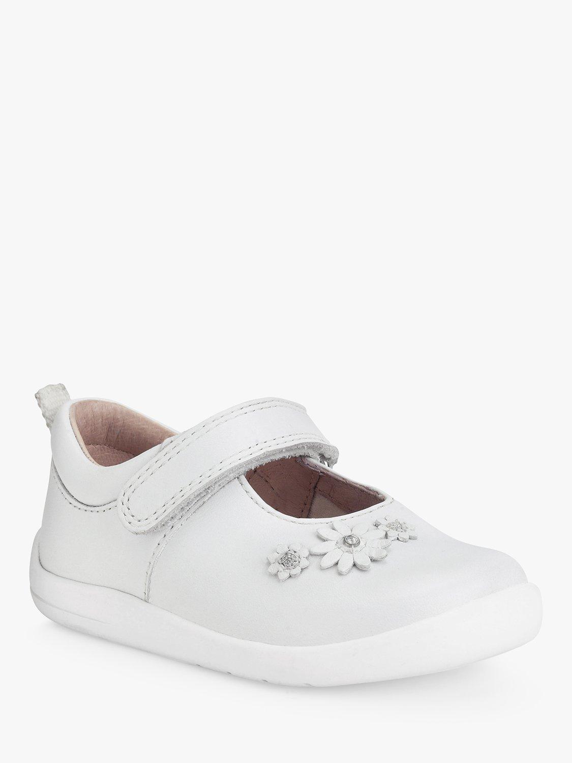 Product image 3 of 6, which shows Start-Rite Kids' Leather Fairy Tale First Steps Shoes, White, 6.5G Jnr