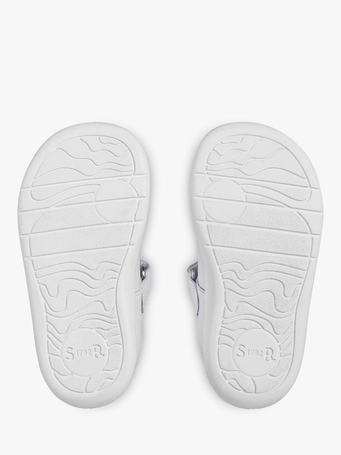 Product image 5 of 6, which shows Start-Rite Kids' Leather Fairy Tale First Steps Shoes, White, 6.5G Jnr