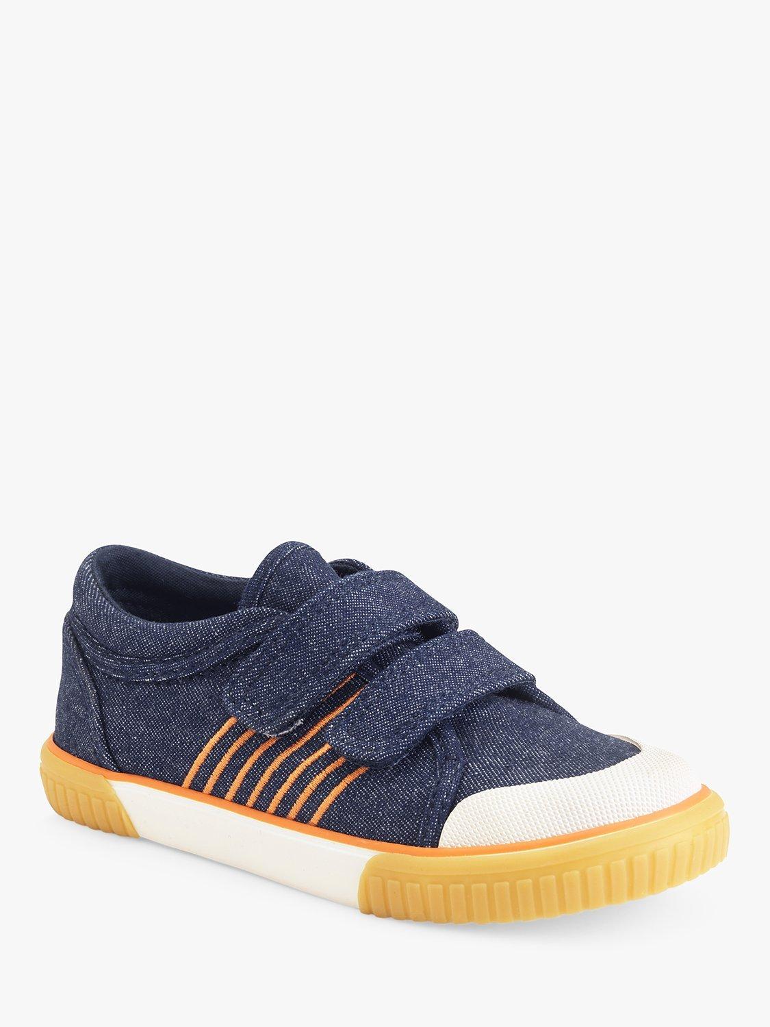 Start-Rite Kids' Sandy Beach Canvas Rip Tape Shoes, Denim, 12.5F Jnr