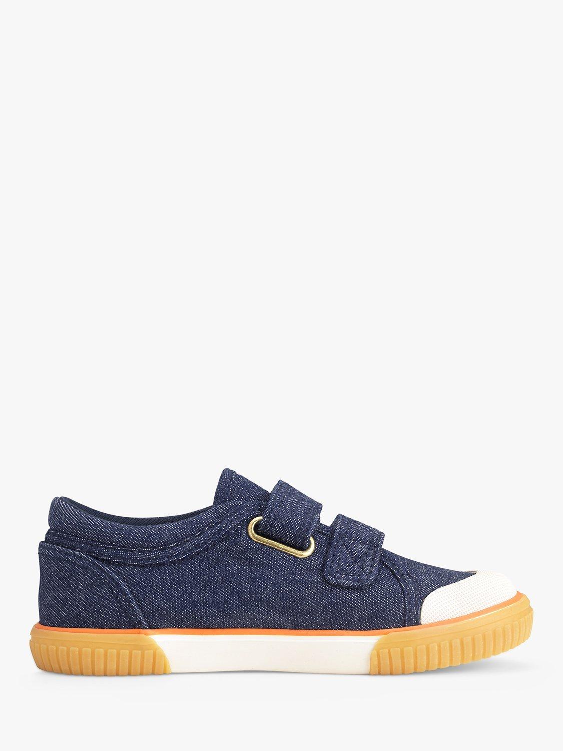 Start-Rite Kids' Sandy Beach Canvas Rip Tape Shoes, Denim, 12.5F Jnr