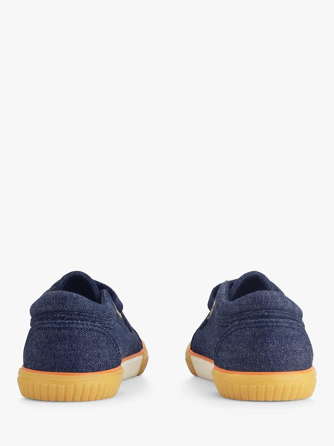 Start-Rite Kids' Sandy Beach Canvas Rip Tape Shoes, Denim, 12.5F Jnr