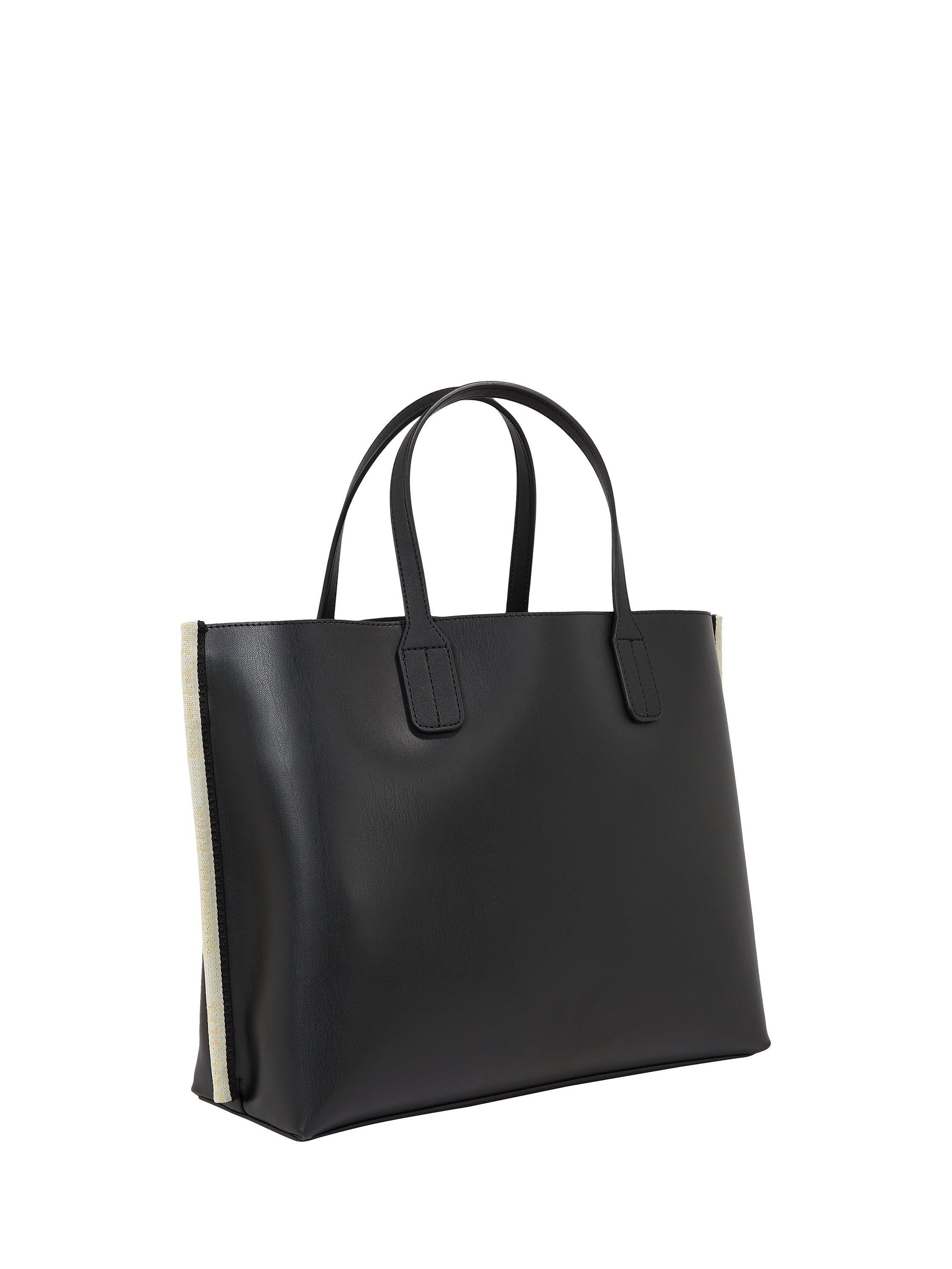 Tommy Hilfiger Iconic Tommy Tote Bag, Black, One Size