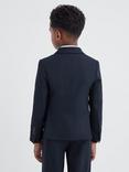 Reiss Kids' Hope Wool Blend Blazer, Navy