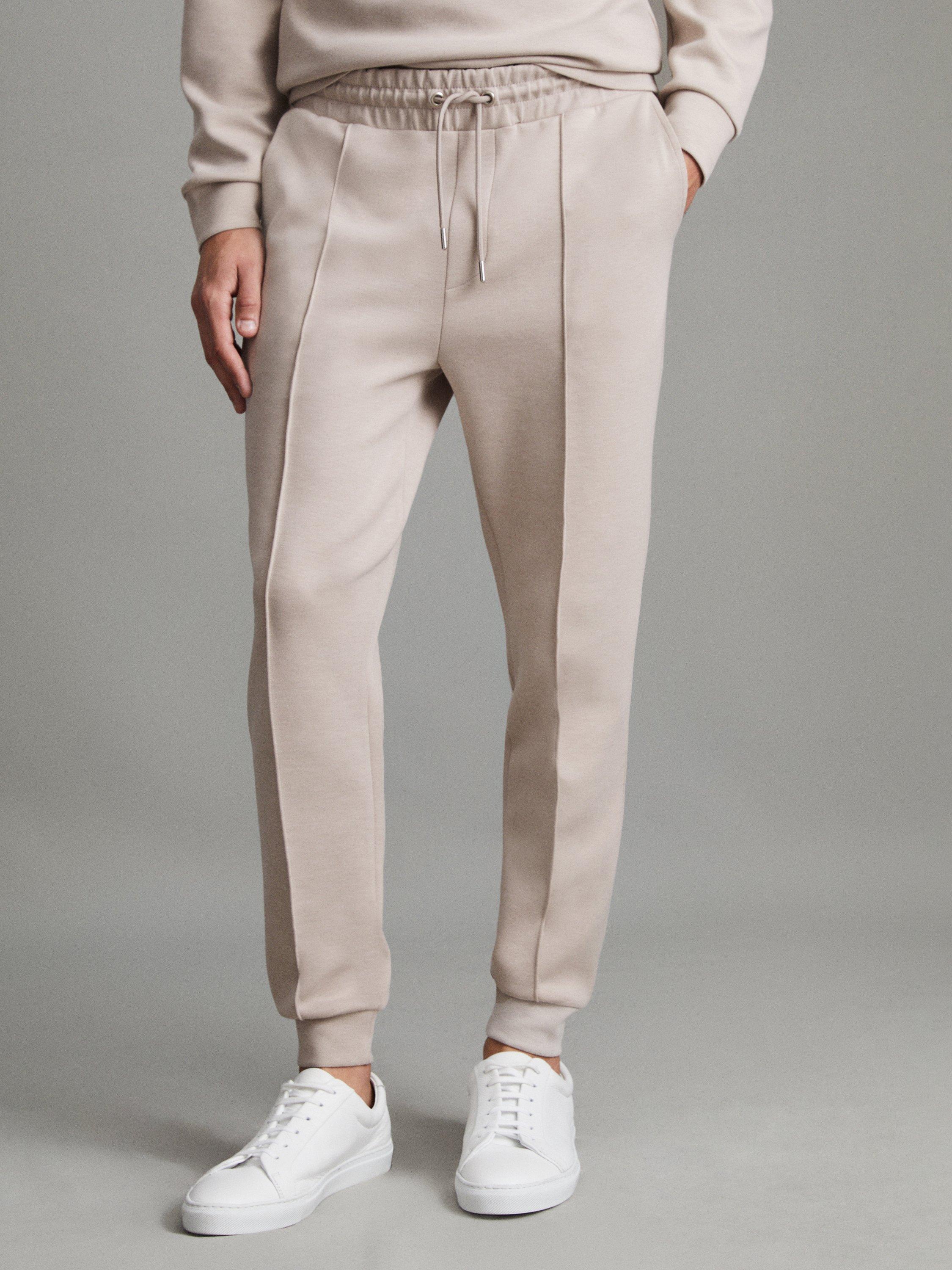 Reiss Premier Loungewear Joggers Oatmeal XL