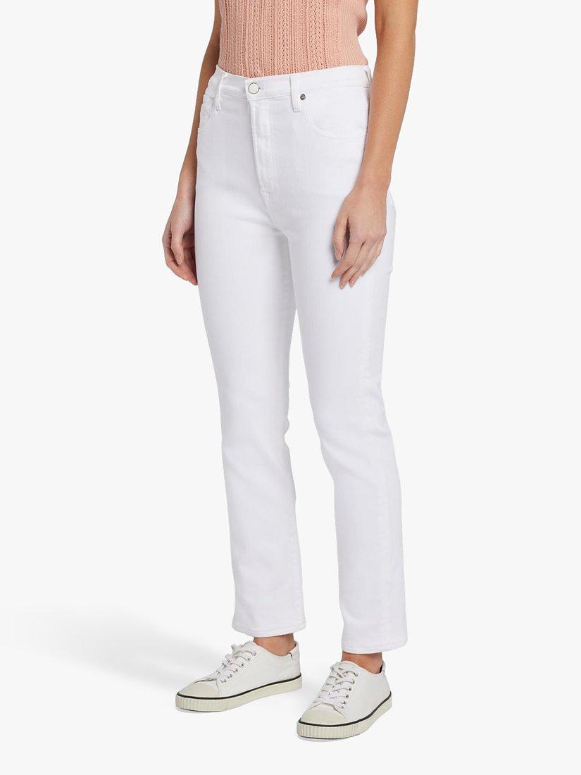 7 For All Mankind Easy Slim Jeans, White