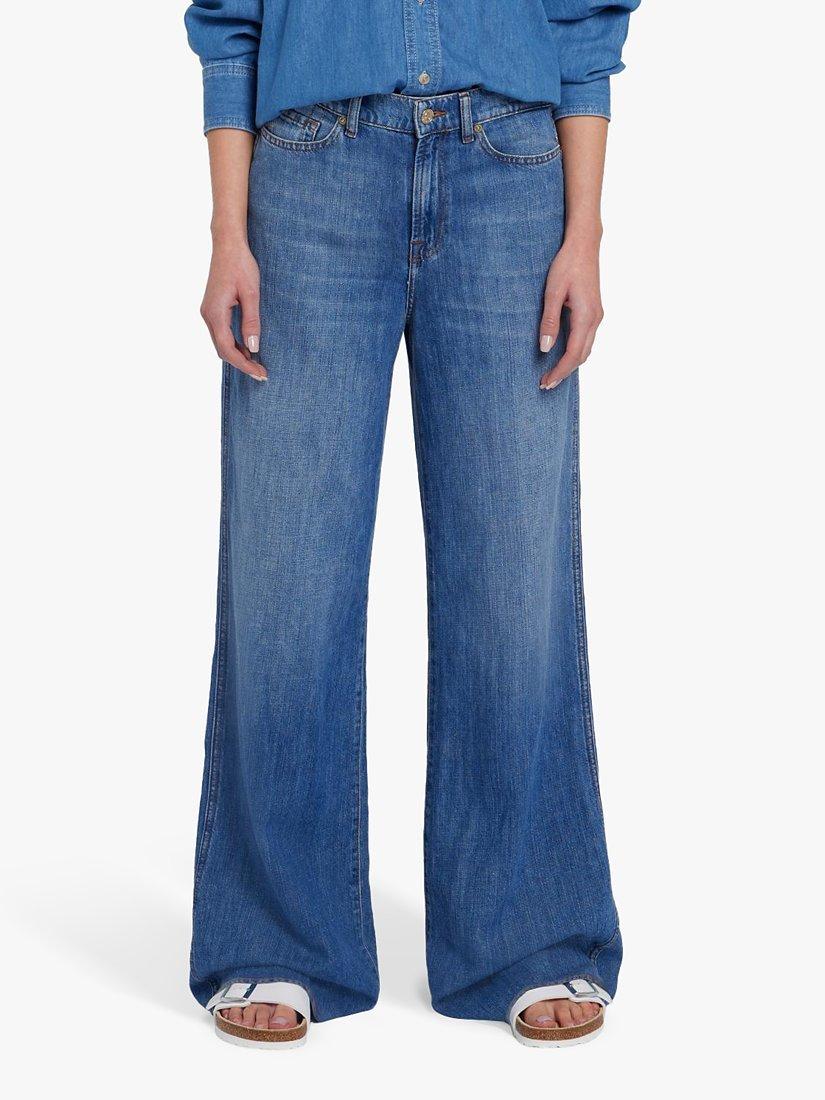 7 For All Mankind Lotta Flared Jeans, Blue