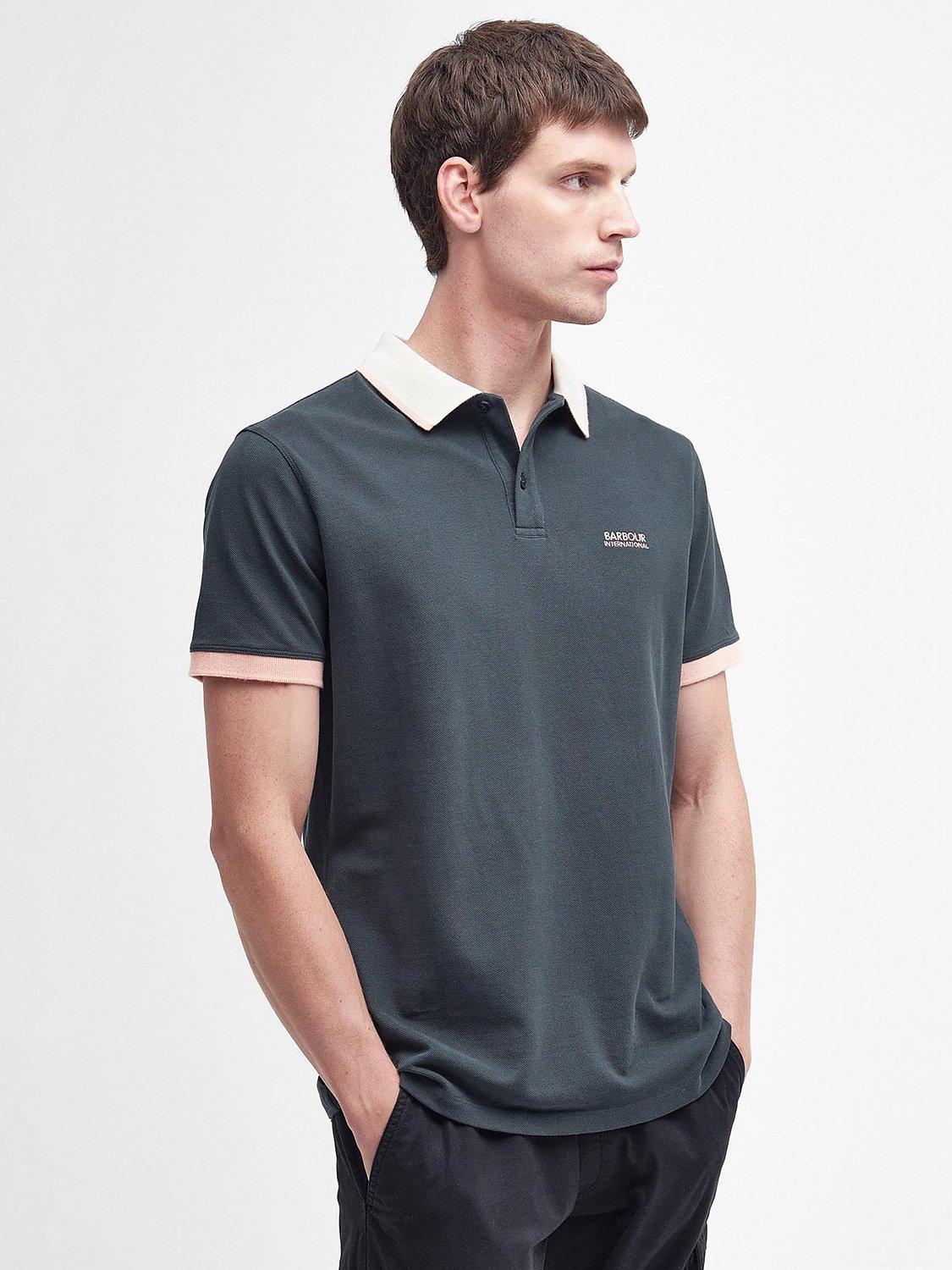 Barbour International Howall Polo Shirt, Green, M