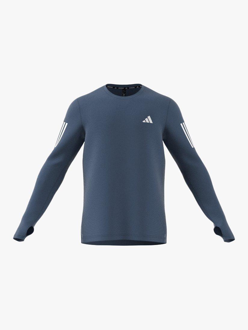 adidas Own The Run Long Sleeve Men's Running Top, Blue